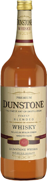 На фото изображение Dunstone Finest Blended, 1 L (Данстоун Файнест Блендед в бутылках объемом 1 литр)