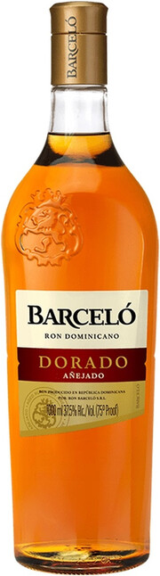 На фото изображение Ron Barcelo, Dorado Anejado, 1 L (Рон Барсело, Дорадо Аньехадо объемом 1 литр)