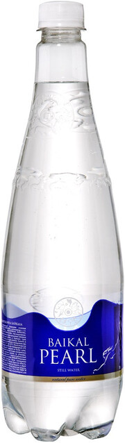 На фото изображение Жемчужина Байкала Негазированная, в пластиковой бутылке, объемом 1 литр (Baikal Pearl Still, PET 1 L)