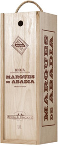 Marques de Abadia Wooden Box for 1 Bottle Magnum