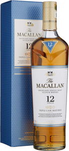 Шотландский виски Macallan, Triple Cask Matured 12 Years Old, gift box, 0.7 л