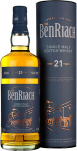 Benriach 21 Years Old, in tube, 0.7 л