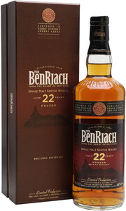 Benriach, Albariza Peated 22 Years Old, gift box, 0.7 л
