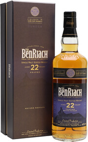 Benriach, Dunder Peated 22 Years Old, gift box, 0.7 л