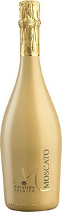 Cavatina Moscato Spumante Sweet, gold bottle