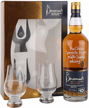 Benromach 10 Years Old, gift box with 2 glasses, 0.7 л