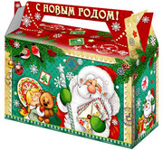 Чемоданчик Деда Мороза, в новогодней коробке, 350 г