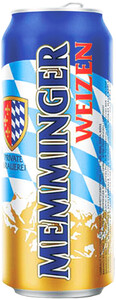 Memminger Weissbier, in can, 0.5 л