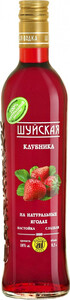 Ликер Шуйская Клубника, настойка сладкая, 0.5 л