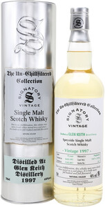 Signatory Vintage, The Un-Chillfiltered Collection Glen Keith 19 Years, 1997, metal tube, 0.7 л
