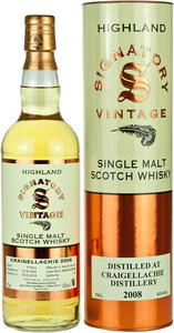 Signatory Vintage, 86 Proof Collection Craigellachie 9 Years, 2008, metal tube, 0.7 л