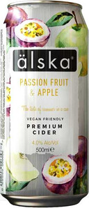 Яблочный сидр Alska Passion Fruit & Apple, in can, 0.5 л