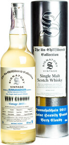 Signatory Vintage, The Un-Chillfiltered Collection Bunnahabhain Moine Very Cloudy 6 Years, 2011, metal tube, 0.7 л