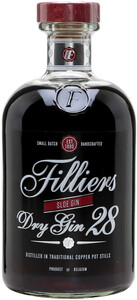 Filliers, Dry Gin 28 Sloe Gin, 0.5 L