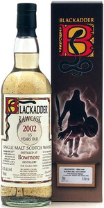 Blackadder, Raw Cask Bowmore 15 Years Old, 2002, gift box, 0.7 л