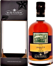Крепкий ром 50 градусов Rum Nation Jamaica Pot Still 5 Years Old, gift box, 0.7 л