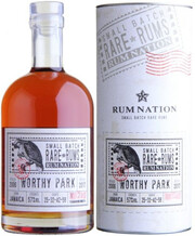 Ямайский ром Rum Nation Worthy Park, 2006, in tube, 0.7 л