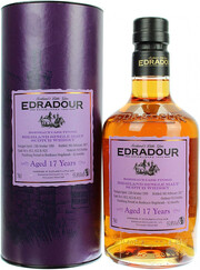 Edradour 17 Years Old, Bordeaux Cask Finish, 1999, in tube, 0.7 л