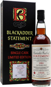 Blackadder, Raw Cask Statement Auchentoshan 24 Years Old, 1991, gift box, 0.7 л