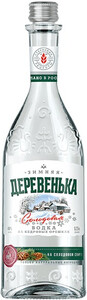 Солодовая водка Зимняя деревенька Кедровая на солодовом спирте, 250 мл