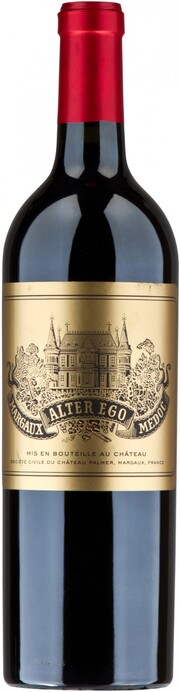 На фото изображение Alter Ego de Palmer, Margaux AOC, 2015, 0.75 L (Альтер Эго де Пальмер, 2015 объемом 0.75 литра)