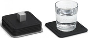 Blomus, Coasters With Stainless Steel Holder, Square