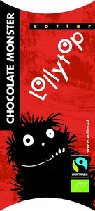 Zotter, Lollytop Chocolate Monster, 20 g