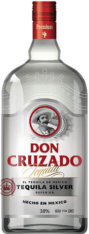 На фото изображение Don Cruzado Silver, 0.7 L (Дон Крусадо Серебряная объемом 0.7 литра)