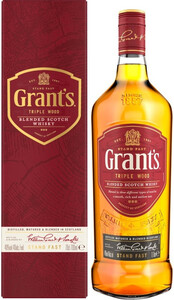 Виски Grants Triple Wood 3 Years Old, gift box, 0.7 л