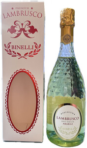 Binelli Premium Lambrusco Bianco Amabile, DellEmilia IGT, gift box