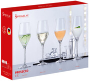 На фото изображение Spiegelau, Special Glasses, Prosecco, set of 4 pcs, 0.27 L (Шпигелау, Спешиал Глассес Просекко, набор из 4 шт. объемом 0.27 литра)