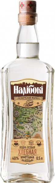На фото изображение Налибоки Хлебная, объемом 0.5 литра (Naliboki Hlebnaya 0.5 L)