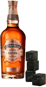 Chivas Regal Ultis, gift box with whiskey stones