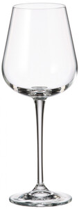 Crystalite Bohemia, Ardea/Amundsen White Wine Glass, Set of 6 pcs, 0.33 л