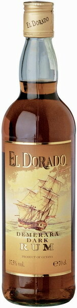 На фото изображение El Dorado Superior Dark Rum, 0.7 L (Эль Дорадо Суперьор Дарк объемом 0.7 литра)