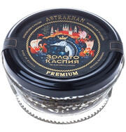 Caspian Gold, Astrakhan Premium Sturgeon Black Caviar, glass, 100 g