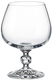Crystalite Bohemia, Sterna Cognac Glass, Set of 6 pcs, 250 мл