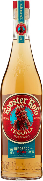 На фото изображение Rooster Rojo Reposado, 0.7 L (Рустер Рохо Репосадо объемом 0.7 литра)