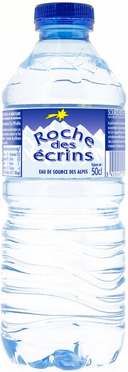 На фото изображение Roche des Ecrins Still, PET, 0.5 L (Рош Де Экринс негазированная, в пластиковой бутылке объемом 0.5 литра)