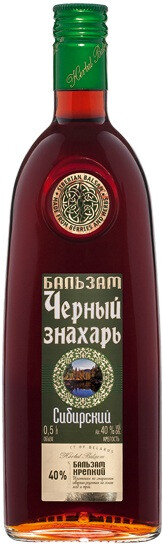 На фото изображение Черный знахарь Сибирский, бальзам, объемом 0.5 литра (Chernyj Znahar Sibirskij, Balsam 0.5 L)