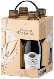Chateau Tamagne Brut Blanc, gift set (4 bottles)