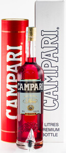 Аперитив Campari Bitter Aperitif, gift box with dispenser, 3 л