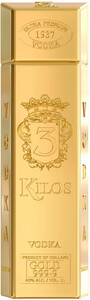 3 Kilos Vodka, Gold 999.9, 1 L