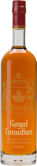 На фото изображение Sazerac, Royal Canadian Small Batch, 0.75 L (Роял Кэнэдиэн Смол Бэтч в бутылках объемом 0.75 литра)