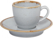На фото изображение На фото изображение Porland, Seasons Coffee Saucer, Grey (Порланд, Сизэнс Блюдце кофейное, Серый)