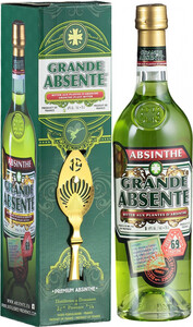 Абсент Grande Absente 69, gift box with spoon, 0.7 л