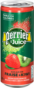 Perrier Fraise & Kiwi, in can, 250 мл