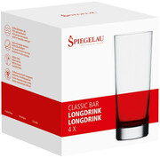 Spiegelau, Classic Bar Longdrink, Set of 4 glasses, 360 мл