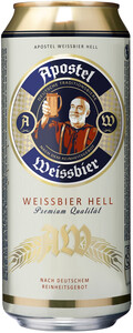 Apostel Premium Weissbier, in can, 0.5 L