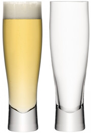 LSA International, Bar Lager Glass, Set of 2 pcs, 550 ml